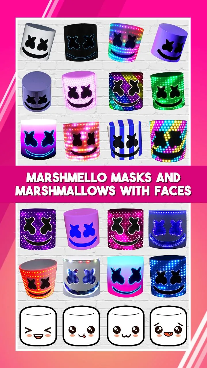 Marshmello Mask Photo Editor | Indus Appstore | Screenshot