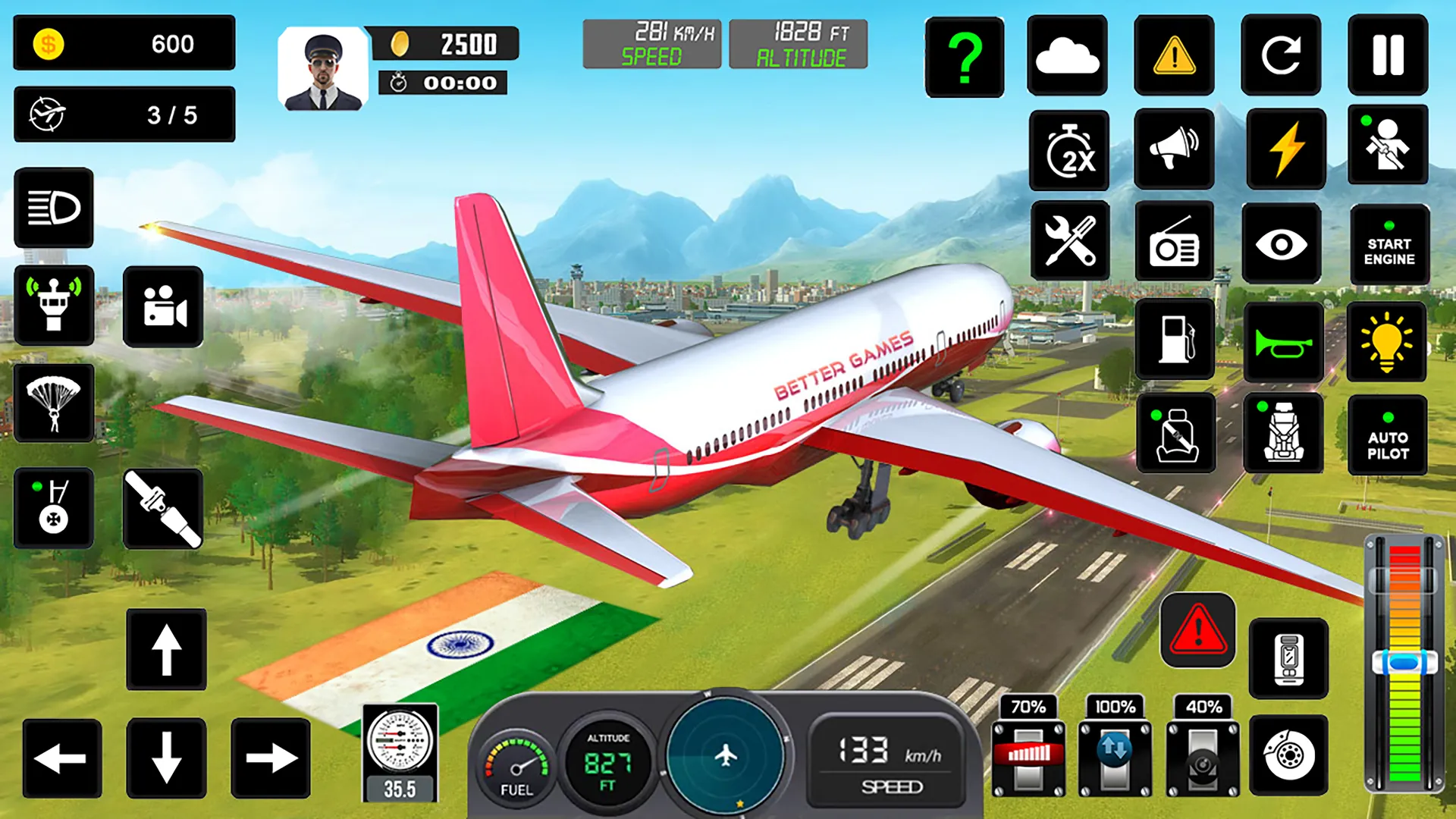 Flight Simulator : Plane Games | Indus Appstore | Screenshot