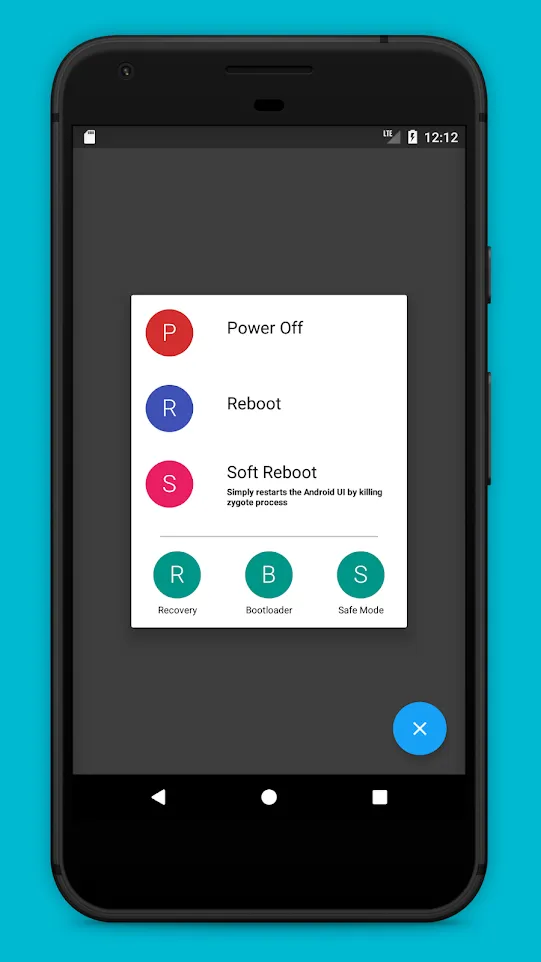 Power Button Menu - Quick Rebo | Indus Appstore | Screenshot