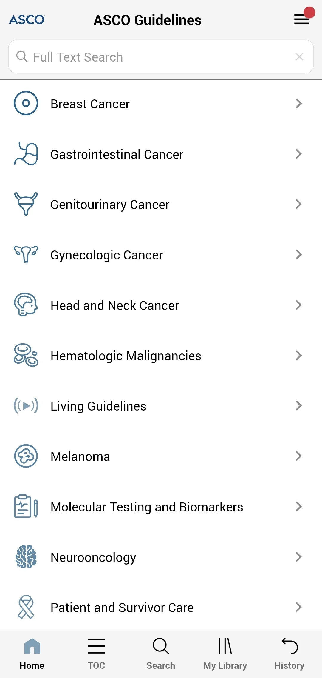 ASCO Guidelines | Indus Appstore | Screenshot