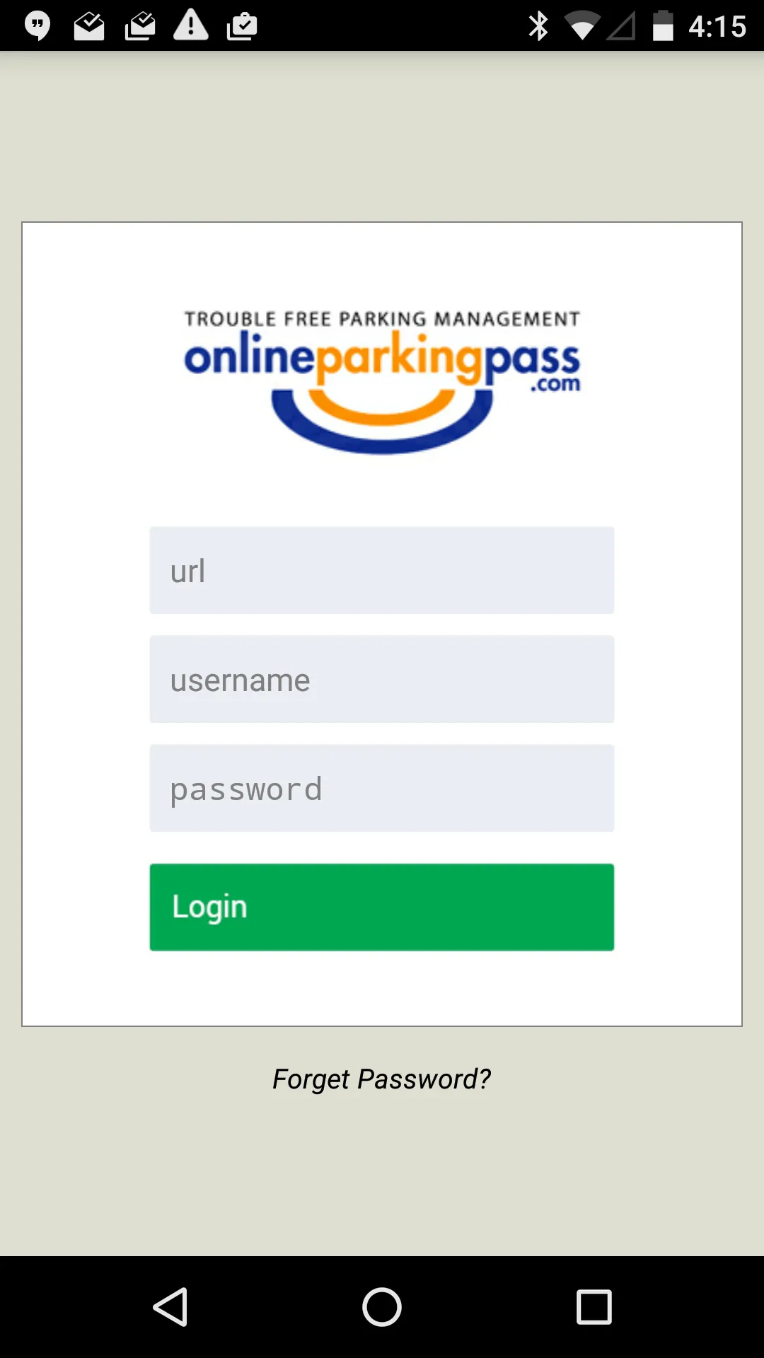 Online Parking Pass | Indus Appstore | Screenshot