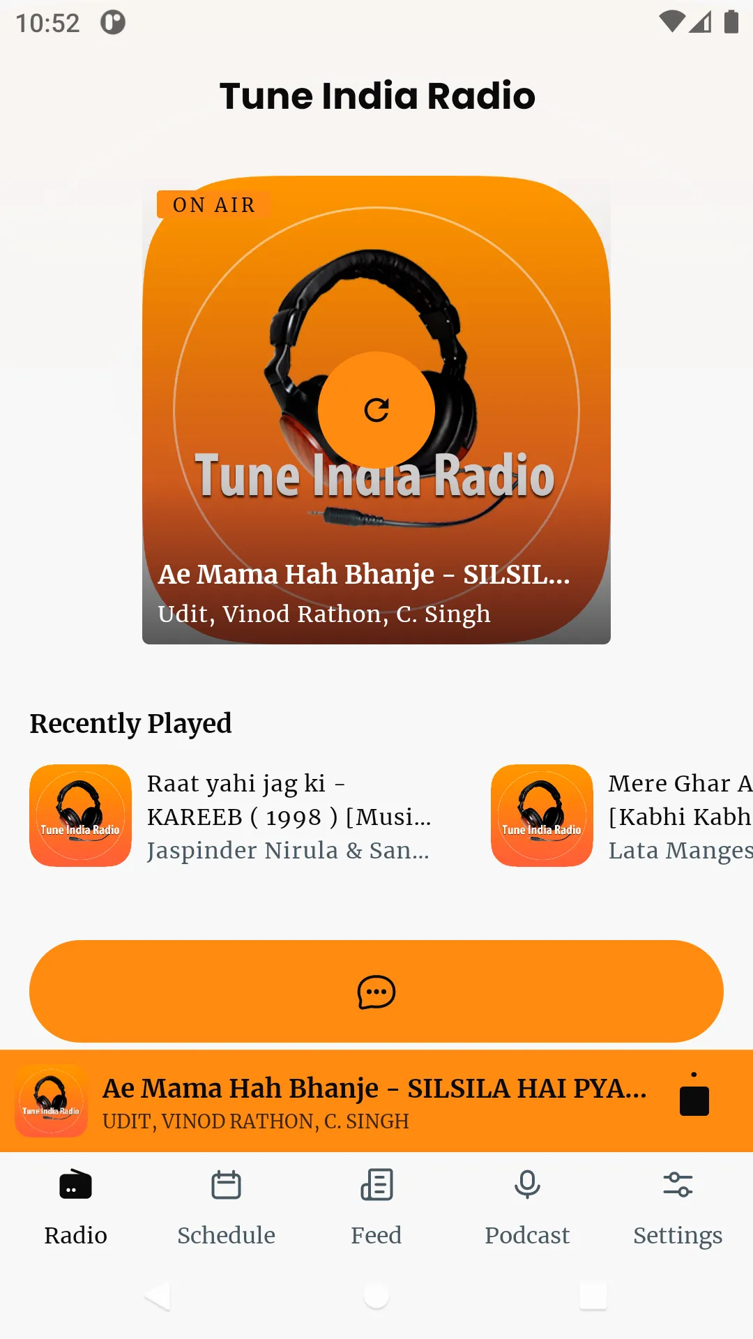 Tune India Radio: Hindi Radio | Indus Appstore | Screenshot