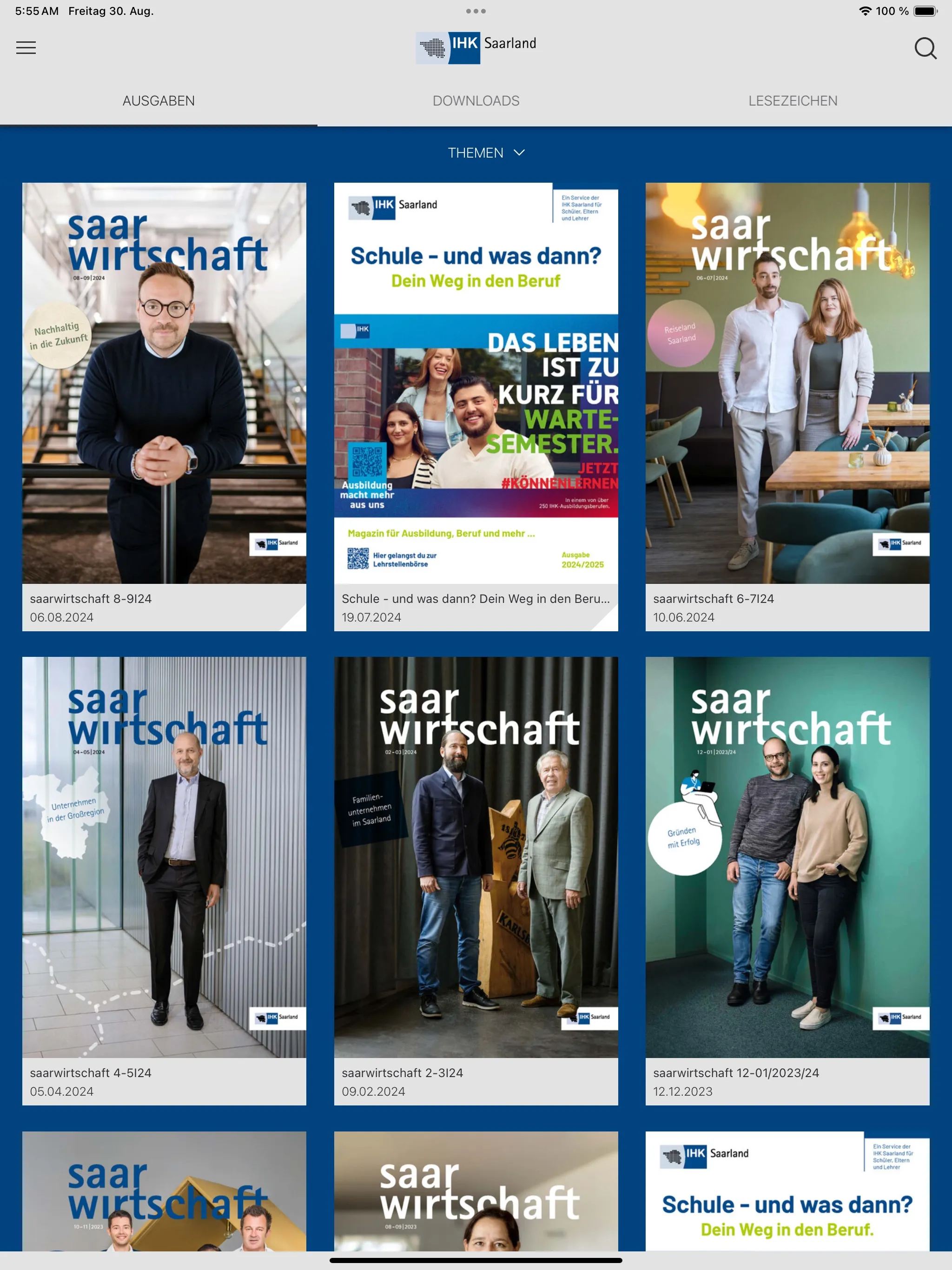 IHK Magazin "saarwirtschaft" | Indus Appstore | Screenshot