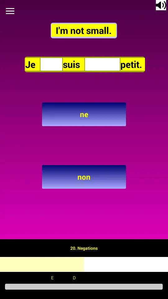 French Grammar Gaps D | Indus Appstore | Screenshot