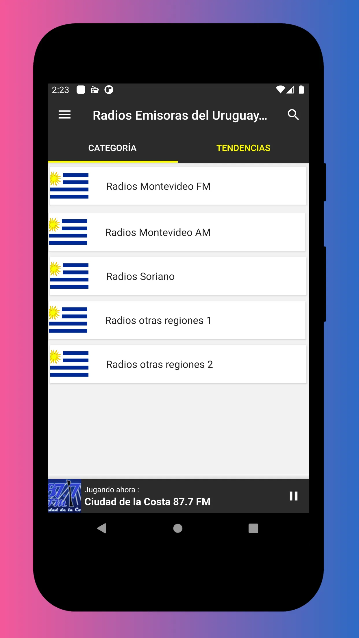 Radio Uruguay FM: Radio Online | Indus Appstore | Screenshot