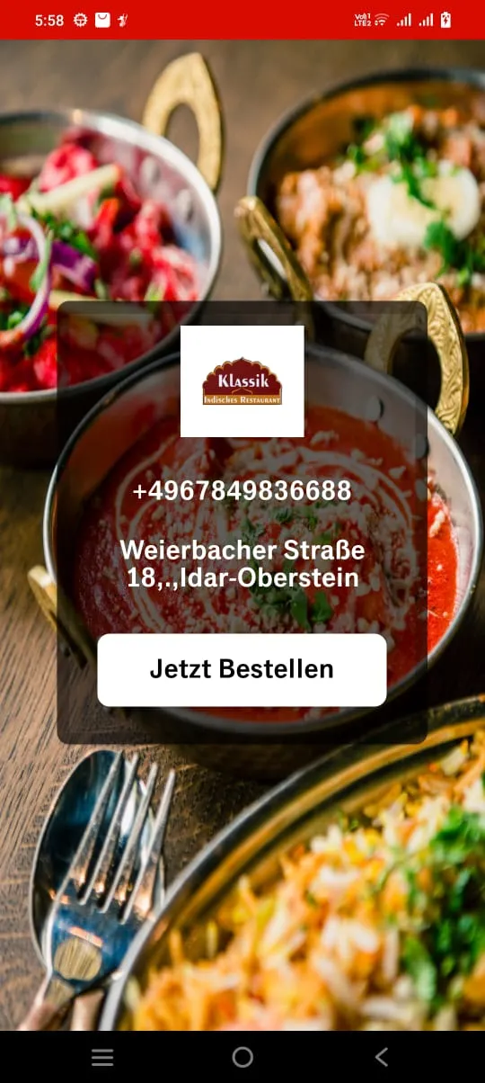 Klassik Restaurant Oberstein | Indus Appstore | Screenshot