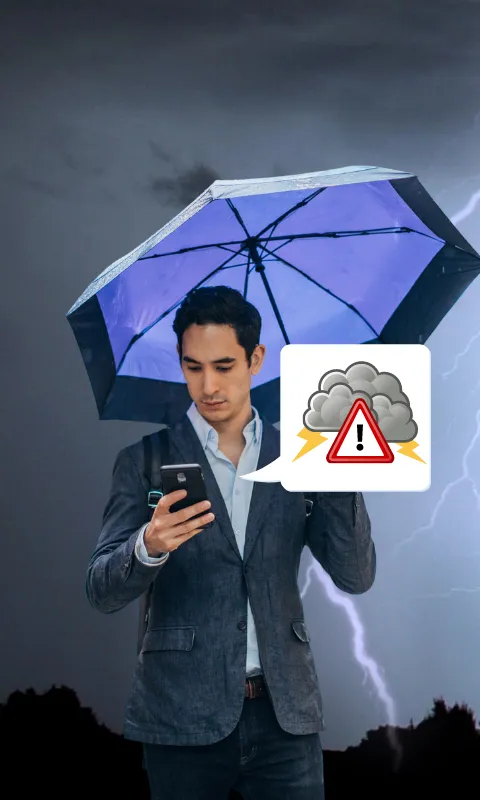 Thunderstorm- weather warnings | Indus Appstore | Screenshot