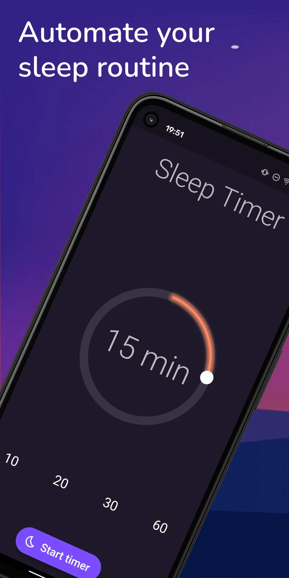 Comfy Sleep Timer - Stop music | Indus Appstore | Screenshot