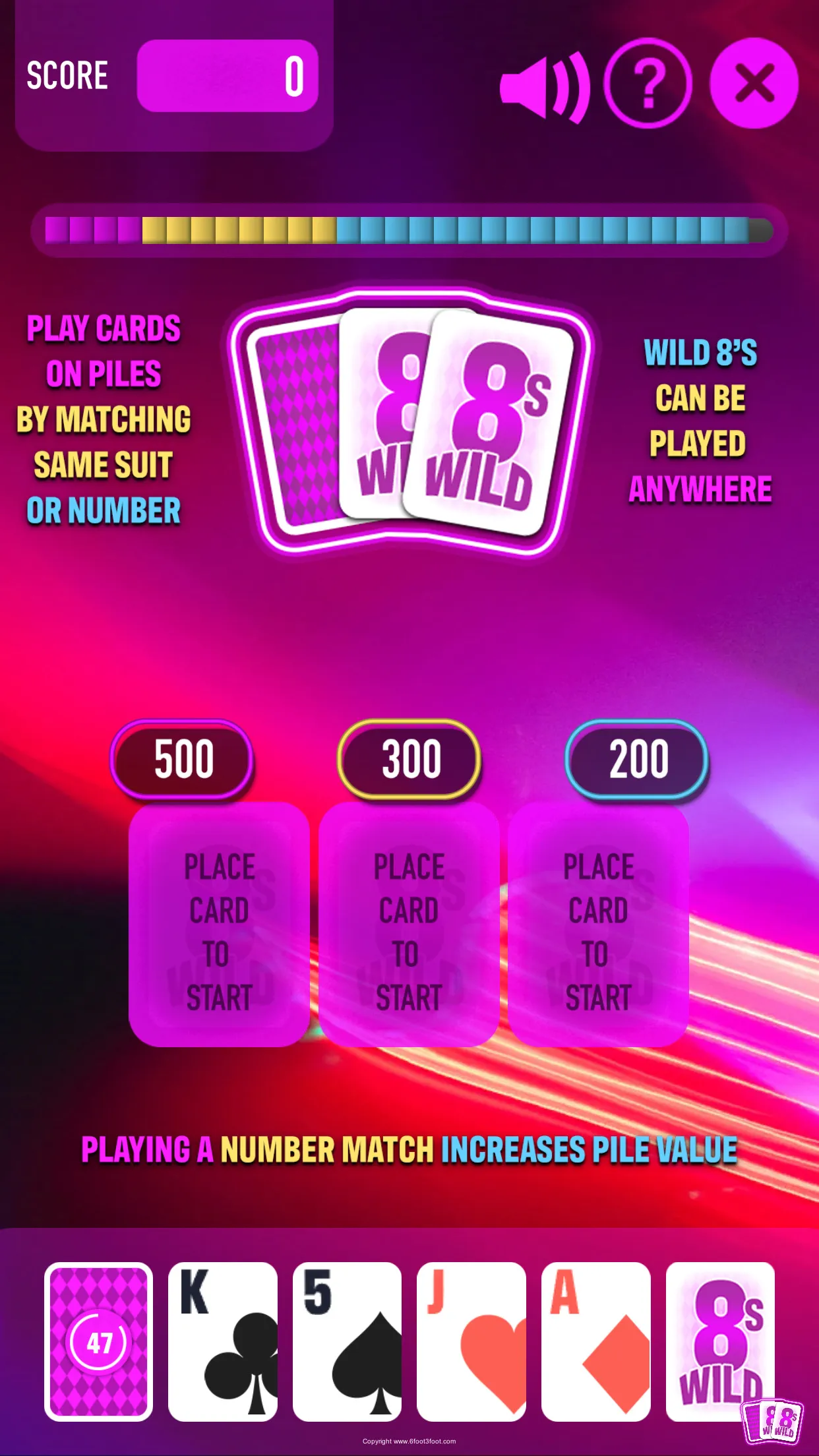 8's Wild! Solitaire | Indus Appstore | Screenshot