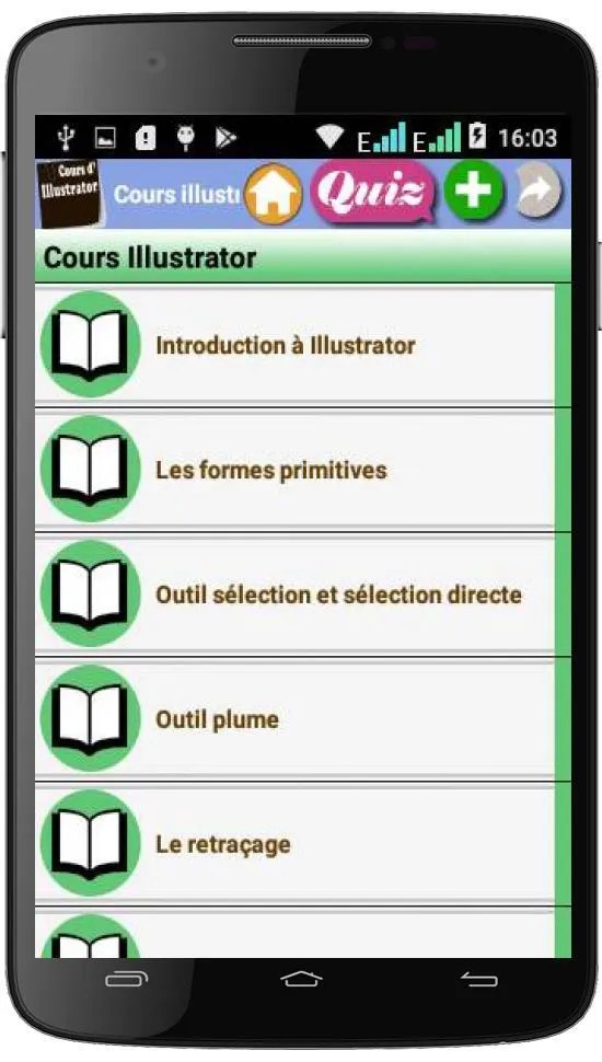 Cours illustrator | Indus Appstore | Screenshot