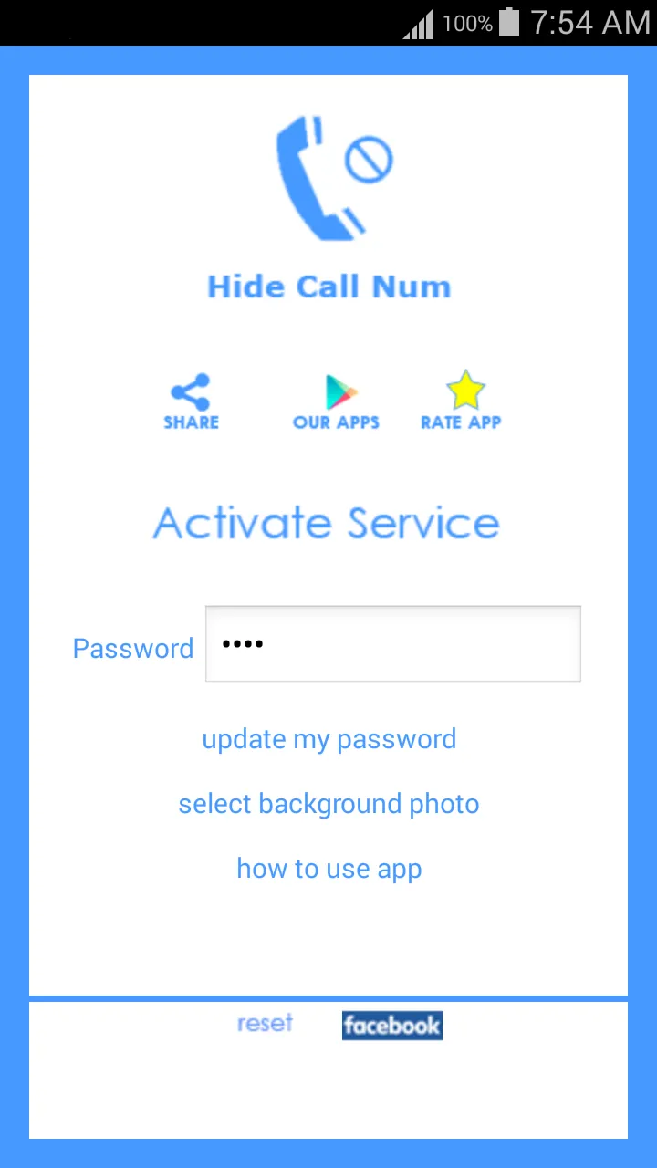 Hide Call Num | Indus Appstore | Screenshot