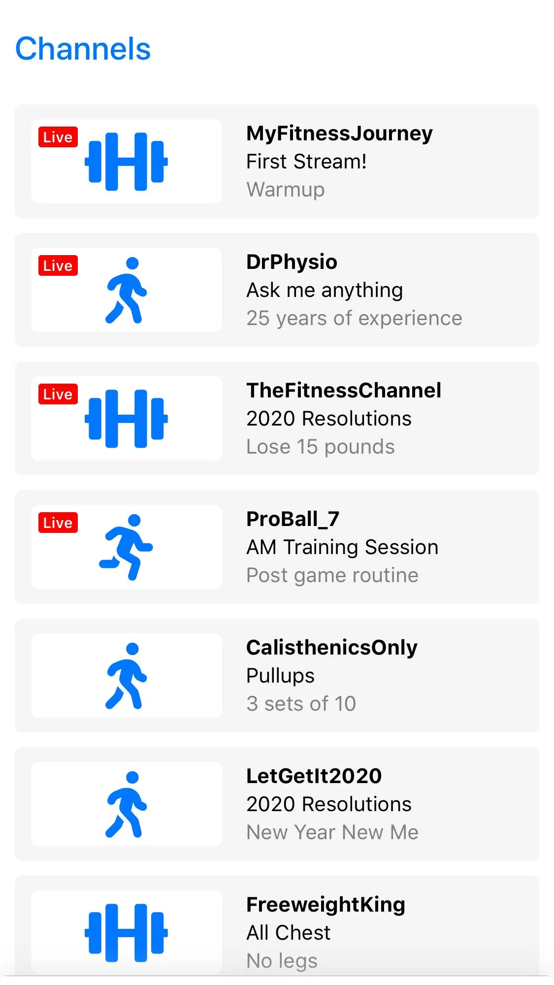 GymStreams | Indus Appstore | Screenshot