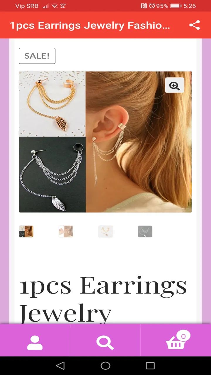 Earrings Shopping App | Indus Appstore | Screenshot