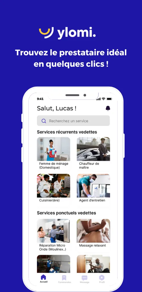 Ylomi : Service à la personne | Indus Appstore | Screenshot