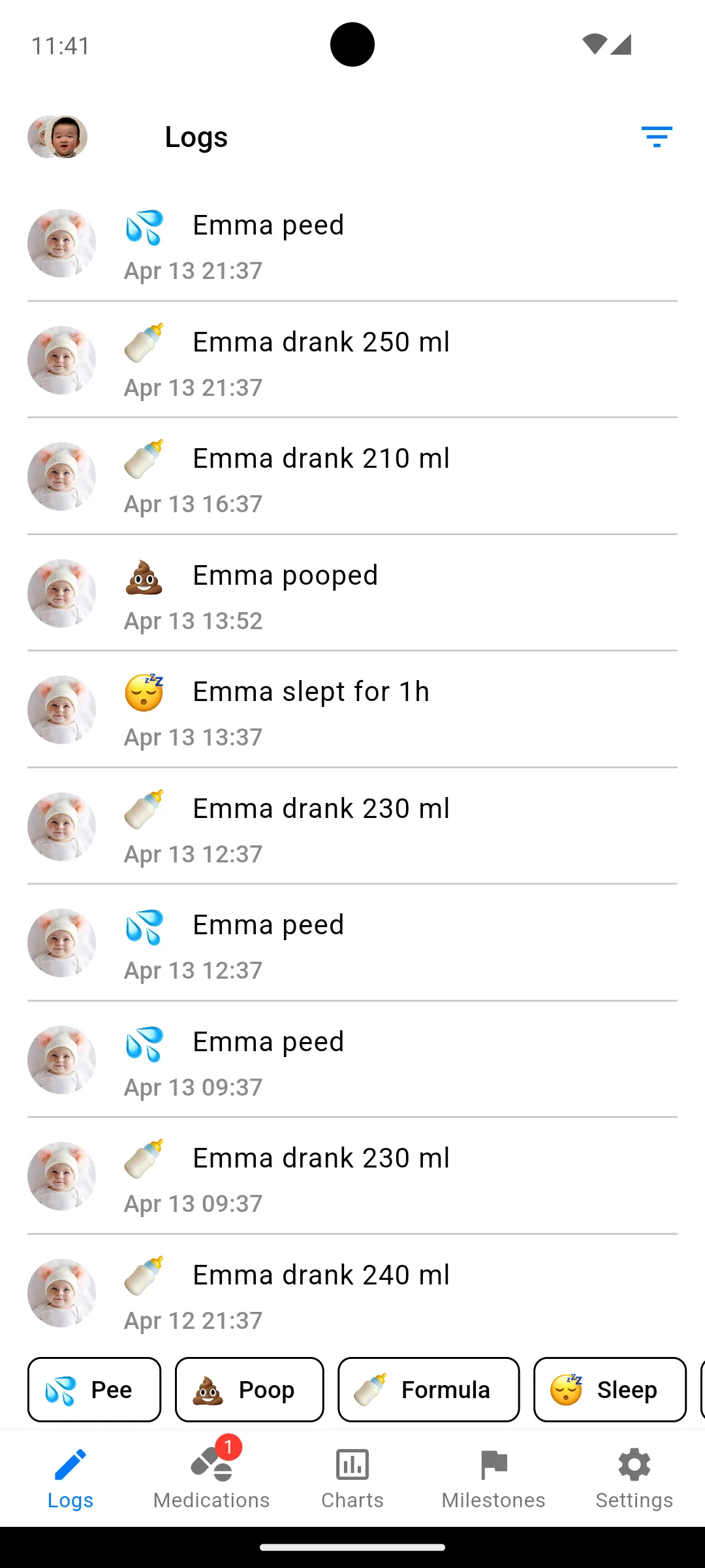 Baby Logs | Indus Appstore | Screenshot