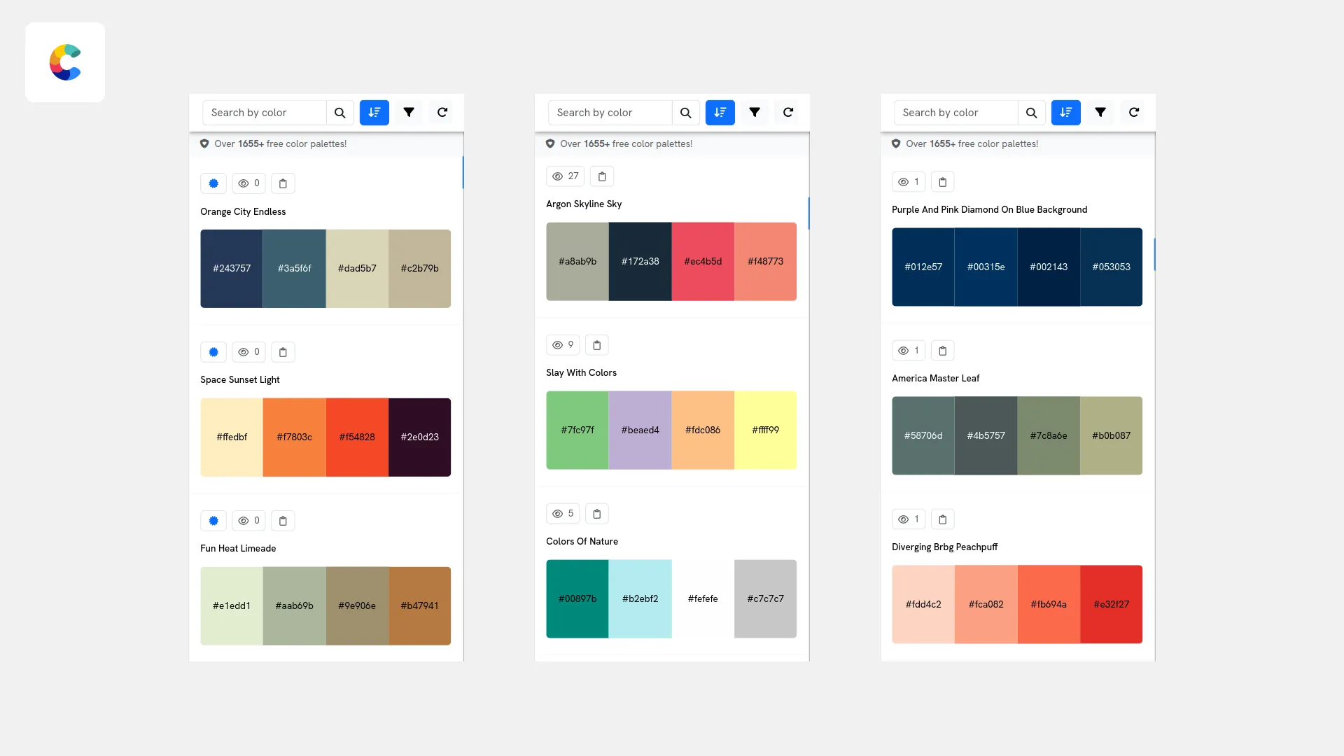 Color Palettes | Indus Appstore | Screenshot