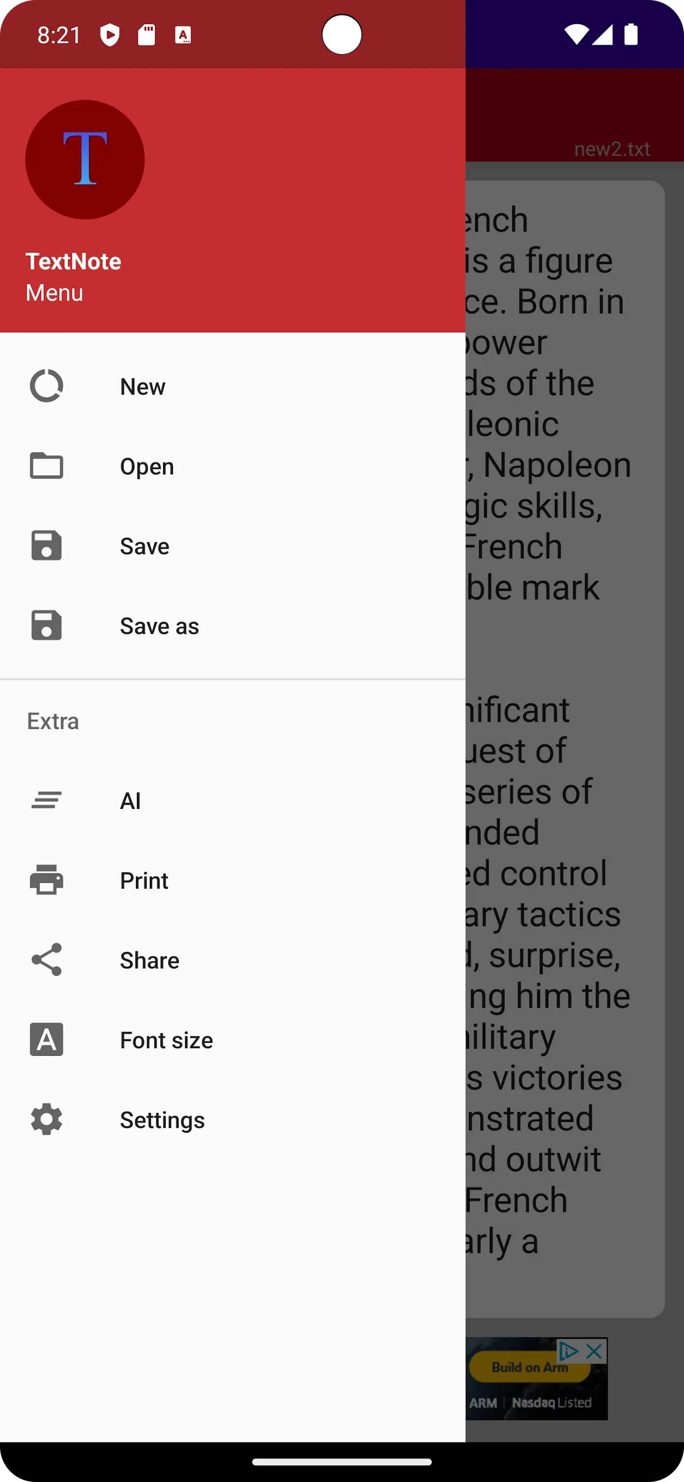 WordPad Textnote | Indus Appstore | Screenshot