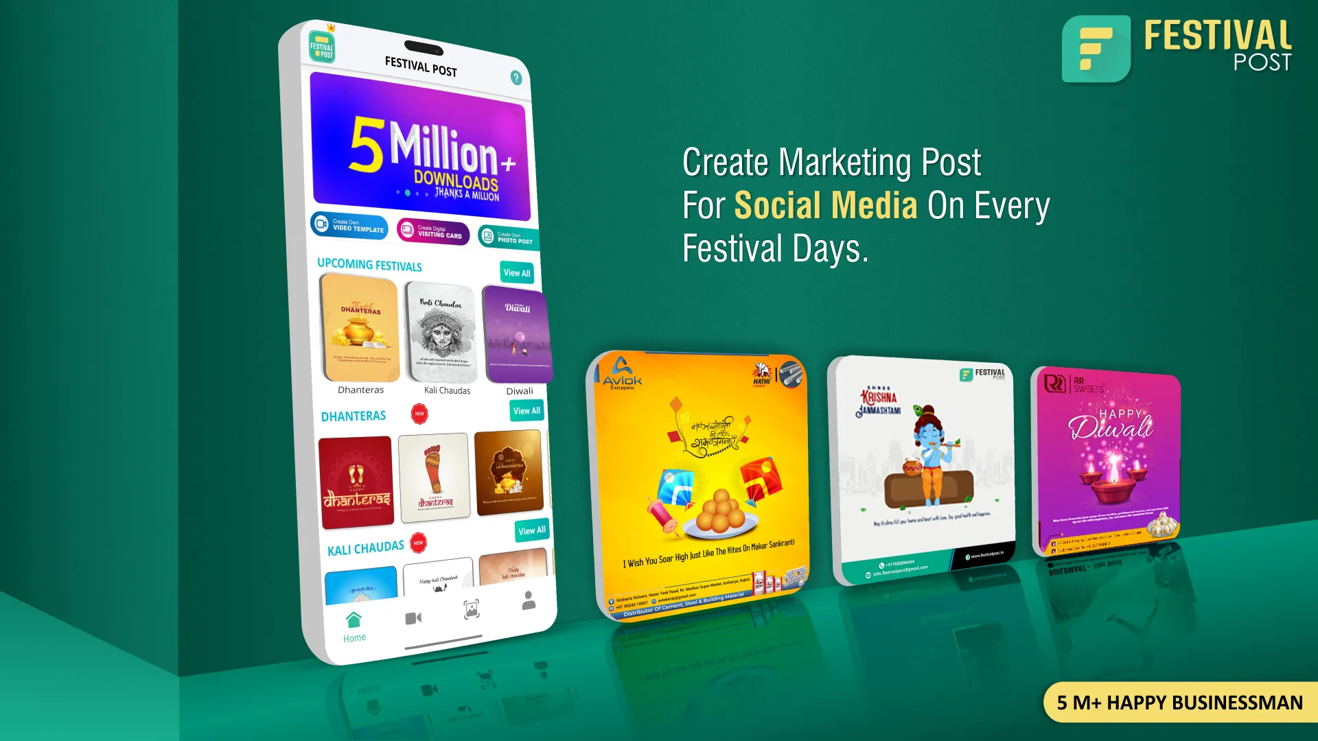 Festival Poster Maker & Post | Indus Appstore | Screenshot