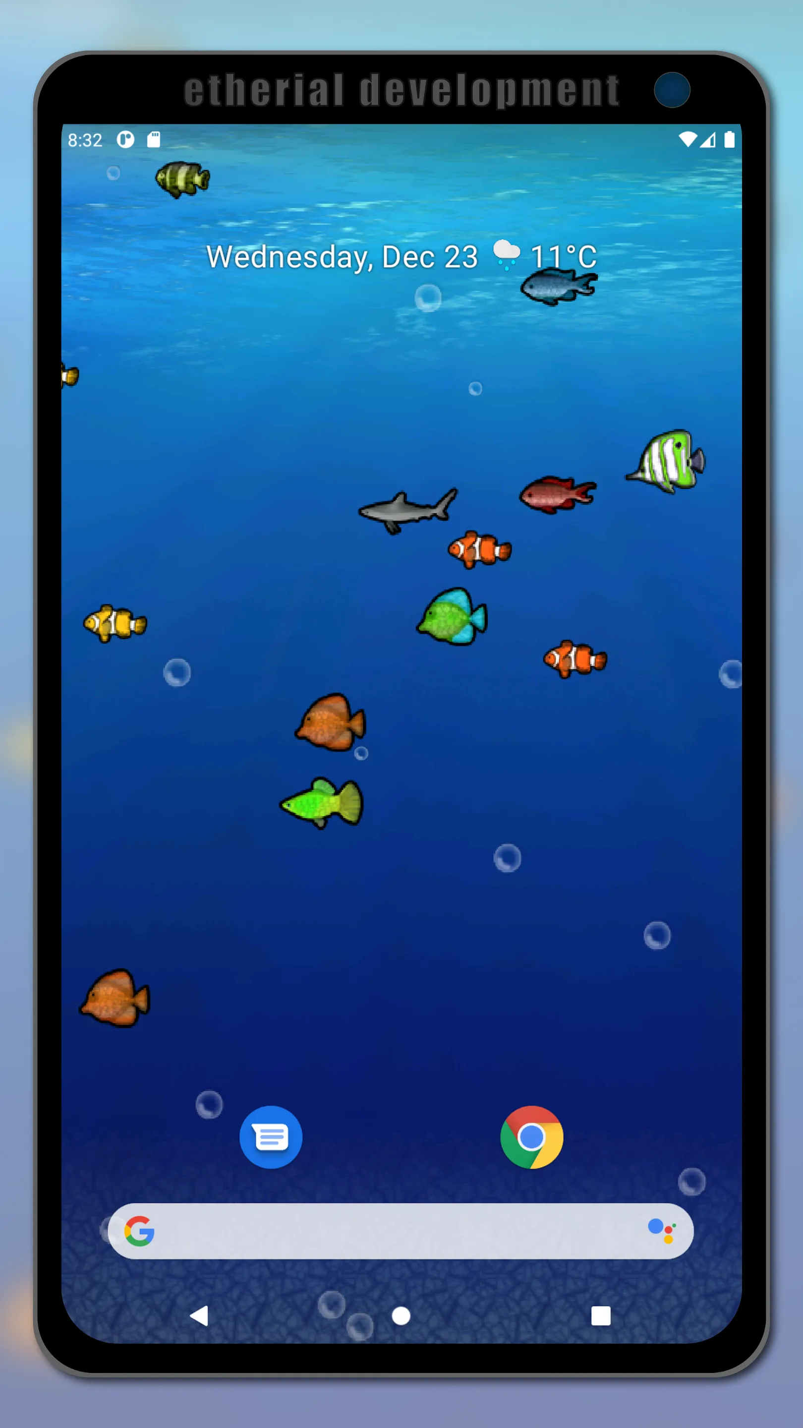 Bubble Aquarium Live Wallpaper | Indus Appstore | Screenshot