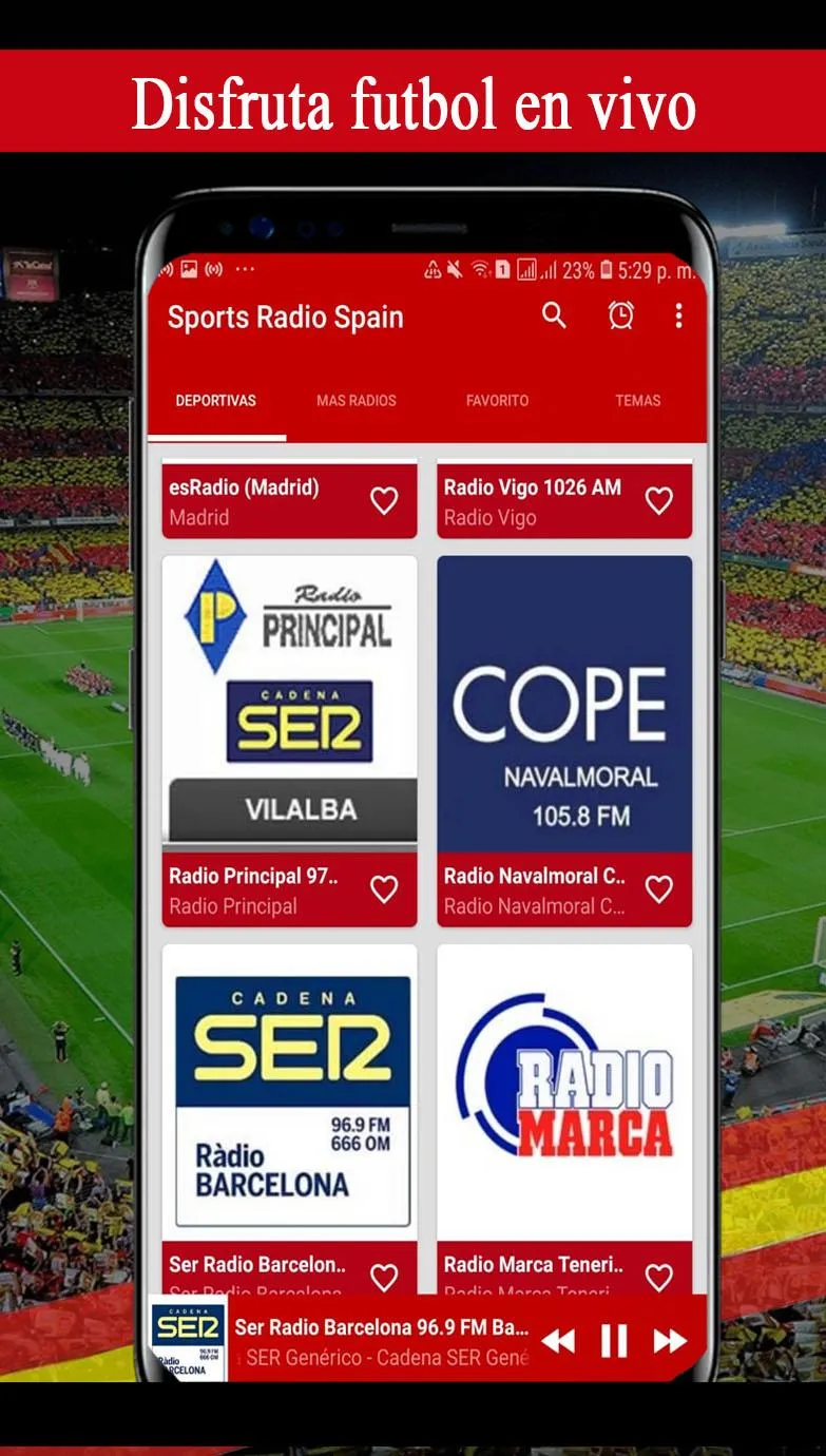 Radios Deportivas de España | Indus Appstore | Screenshot