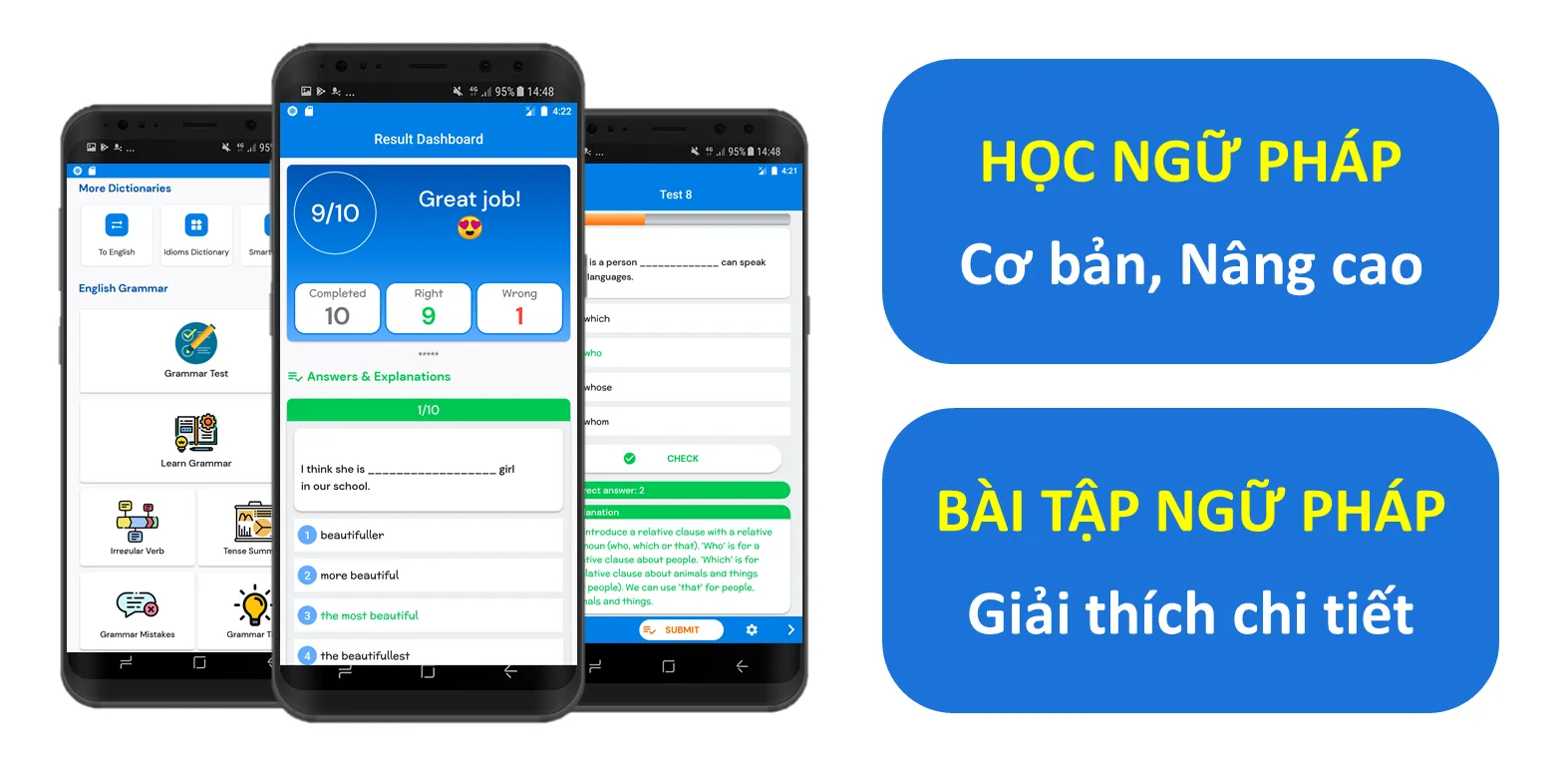 Bài tập Ngữ Pháp Tiếng Anh | Indus Appstore | Screenshot