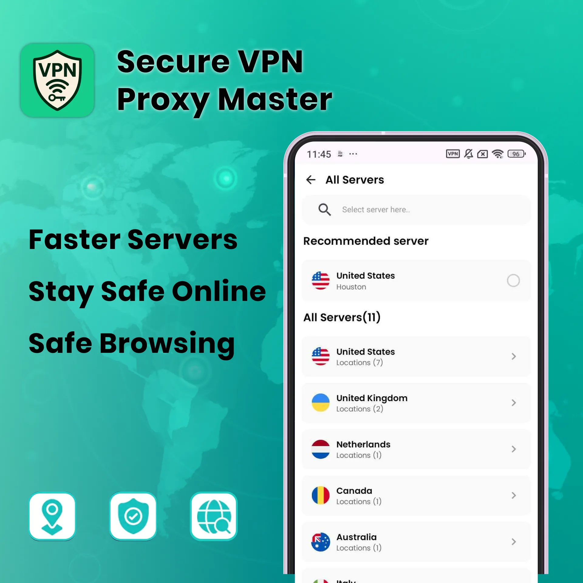VPN - Secure VPN Proxy Master | Indus Appstore | Screenshot