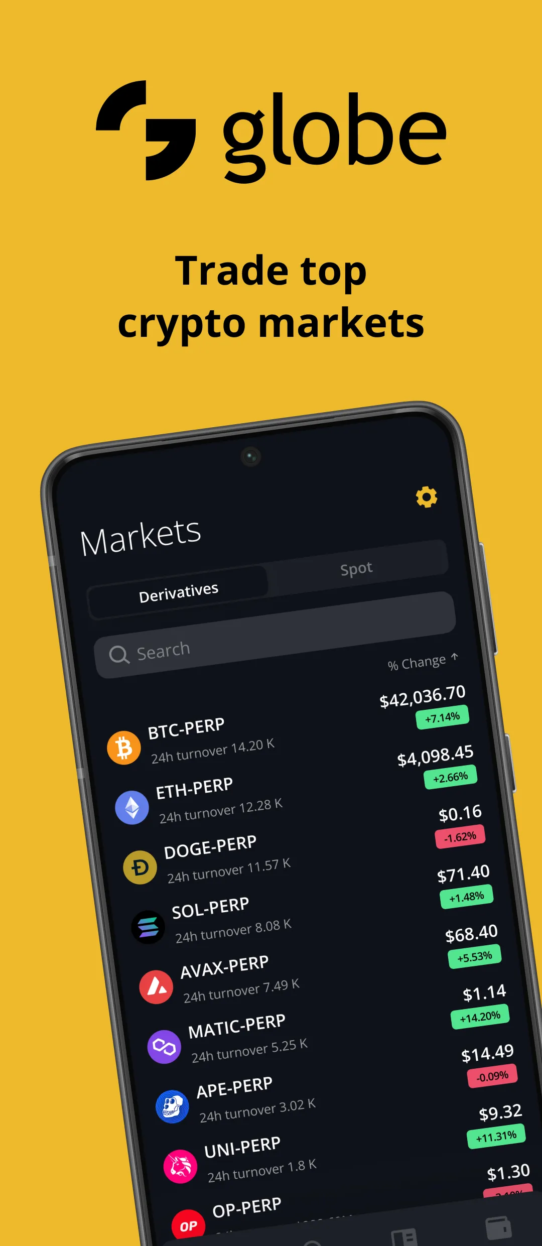 Globe: Crypto Exchange | Indus Appstore | Screenshot