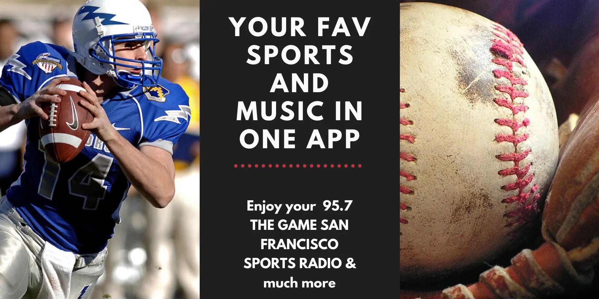 95.7 The Game San Francisco | Indus Appstore | Screenshot