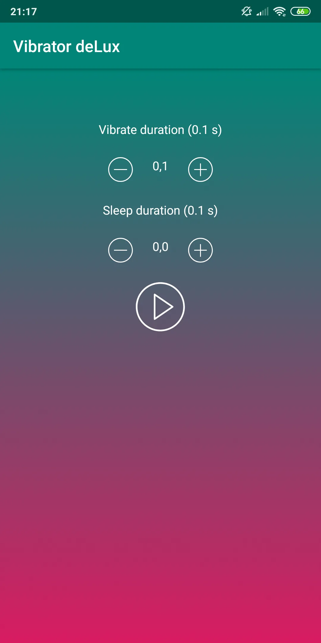 Vibrator deLux | Indus Appstore | Screenshot