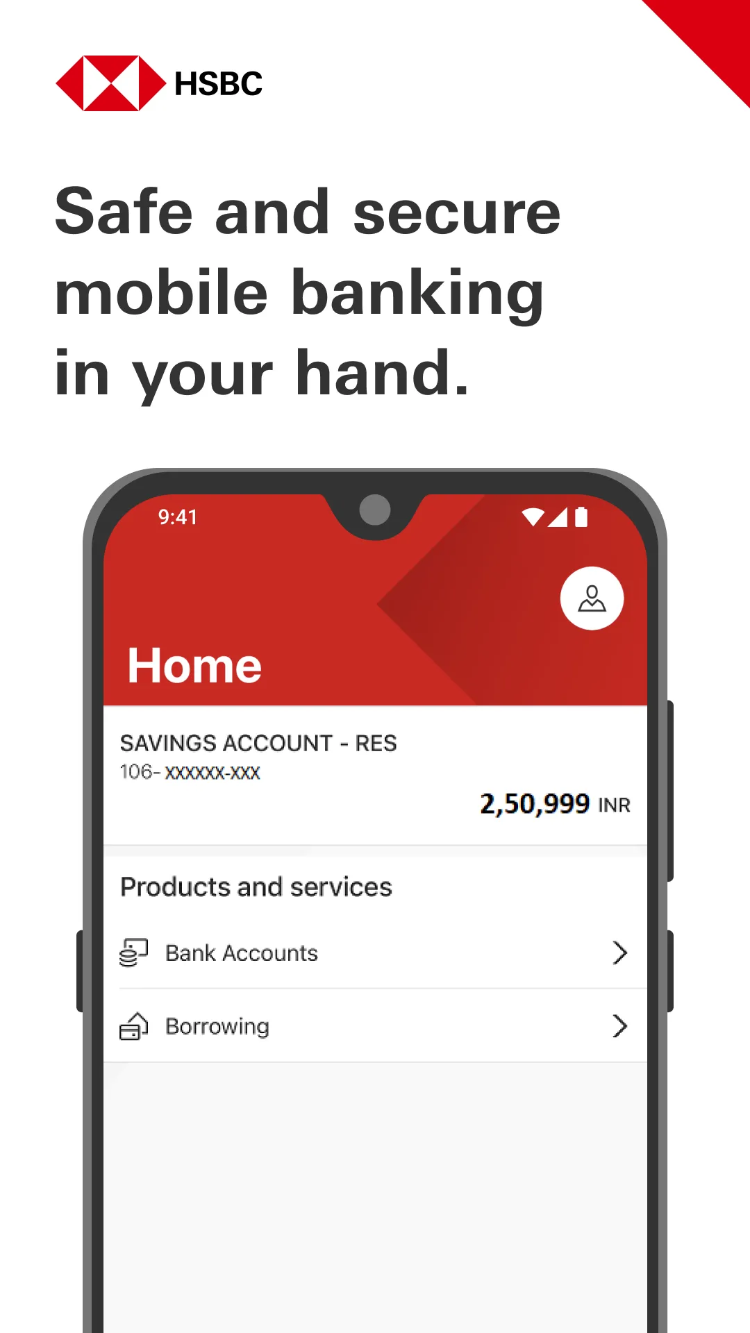 HSBC India | Indus Appstore | Screenshot