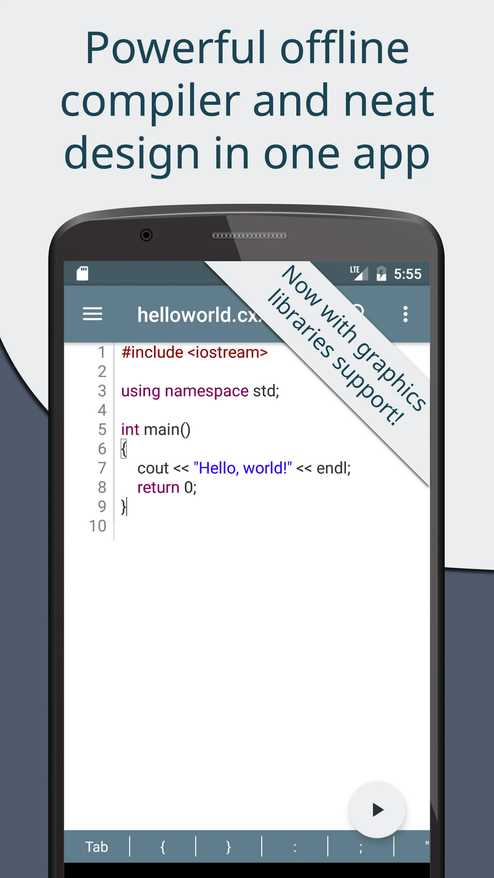 Cxxdroid - C/C++ compiler IDE | Indus Appstore | Screenshot