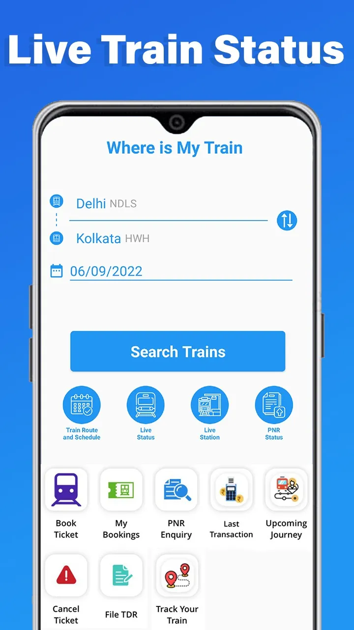 Where is my Train Live Status | Indus Appstore | Screenshot