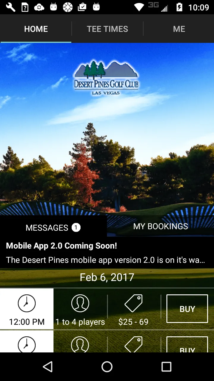 Desert Pines Golf Tee Times | Indus Appstore | Screenshot