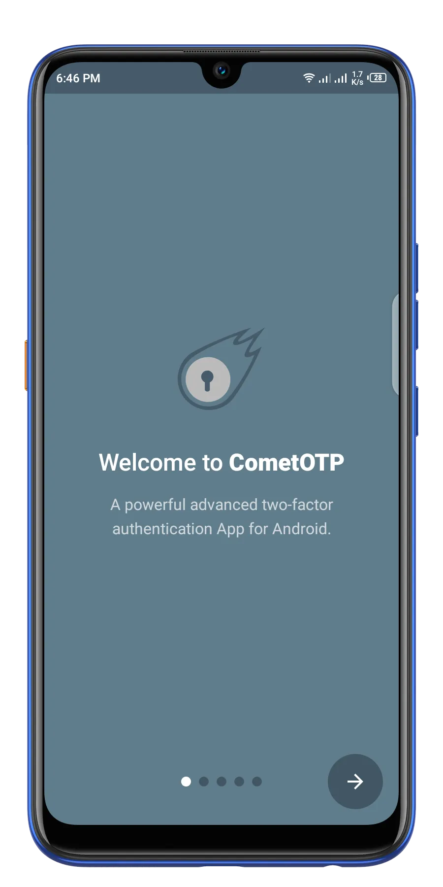 CometOTP - 2FA Authenticator | Indus Appstore | Screenshot