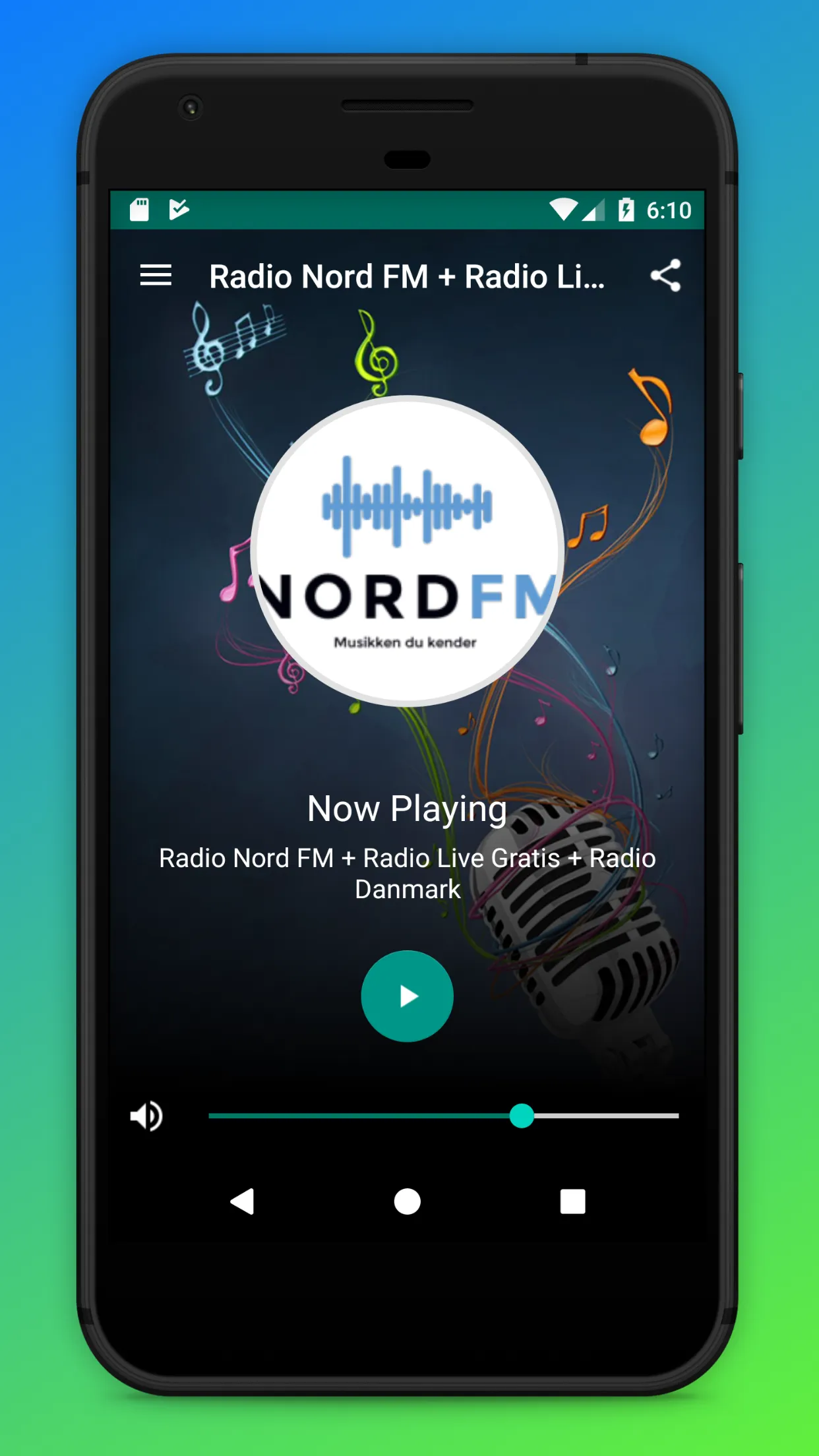 Radio Nord 95.1 FM Aalborg App | Indus Appstore | Screenshot