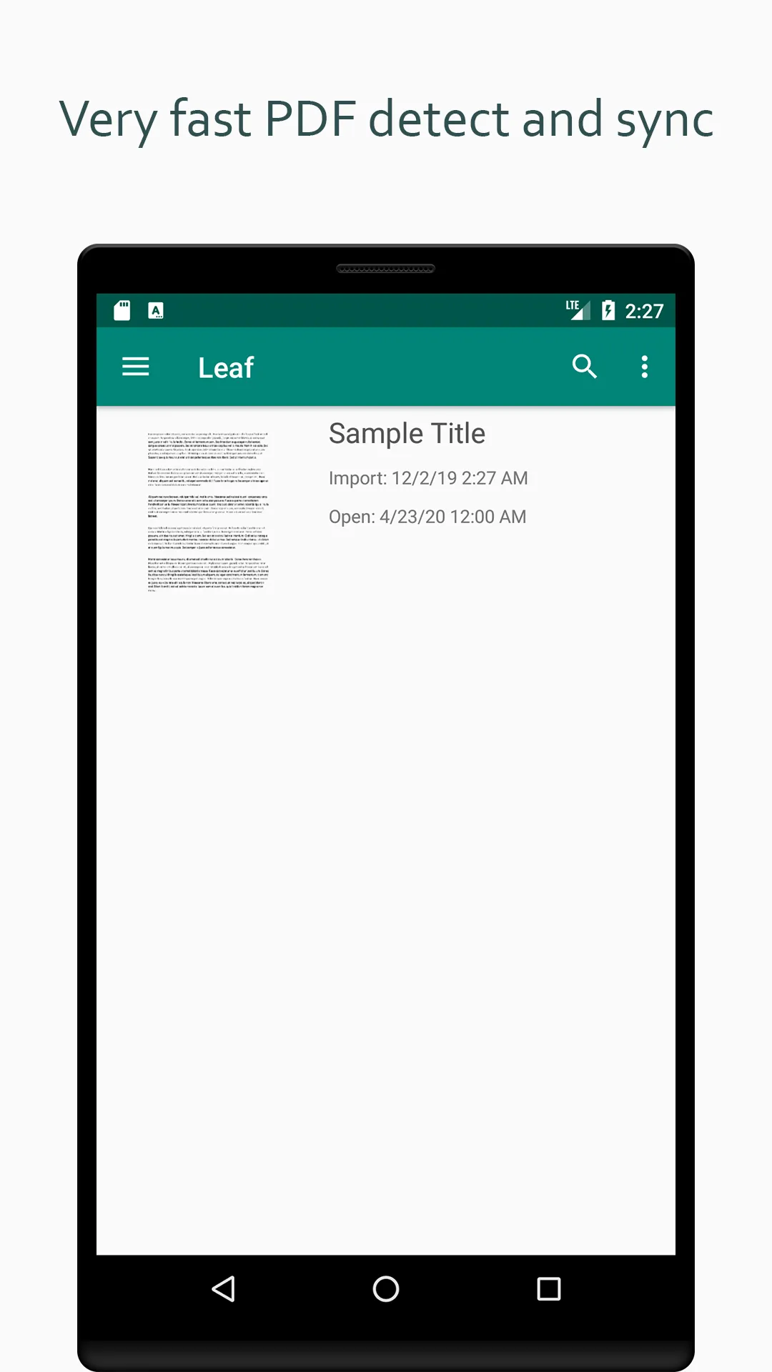 Leaf: PDF Reader | Indus Appstore | Screenshot