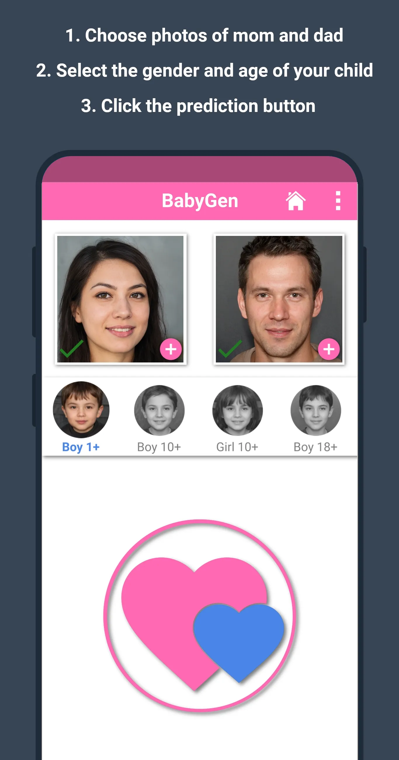 BabyGen  - Predict Baby Face | Indus Appstore | Screenshot