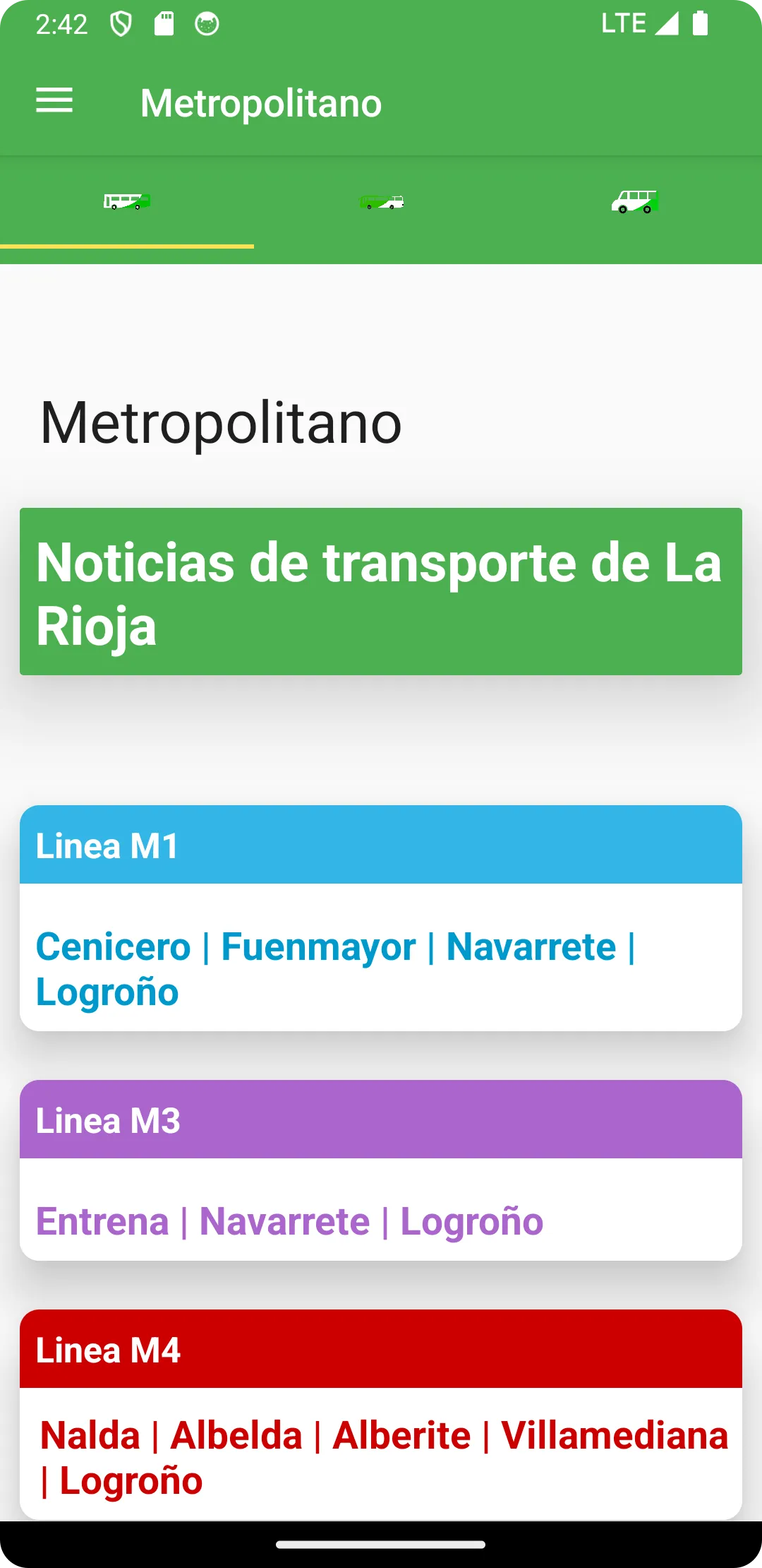 Metropolitano Rioja | Indus Appstore | Screenshot