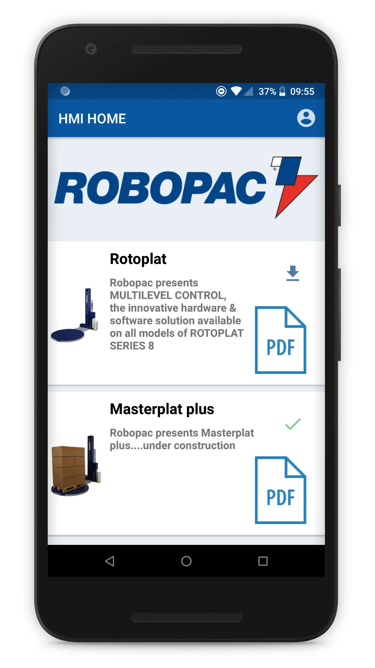 ROBOPAC HMI | Indus Appstore | Screenshot