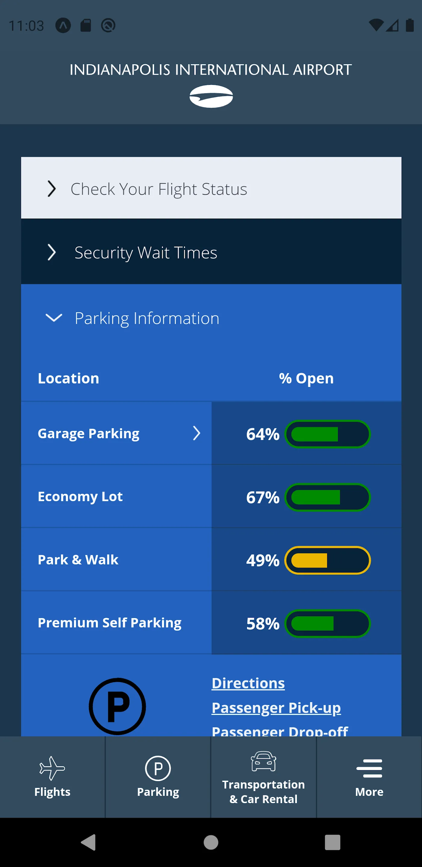 Indianapolis Airport | Indus Appstore | Screenshot