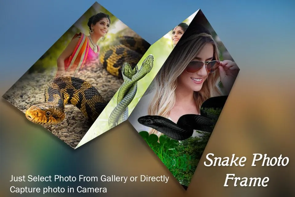 Snake Photo Frame | Indus Appstore | Screenshot