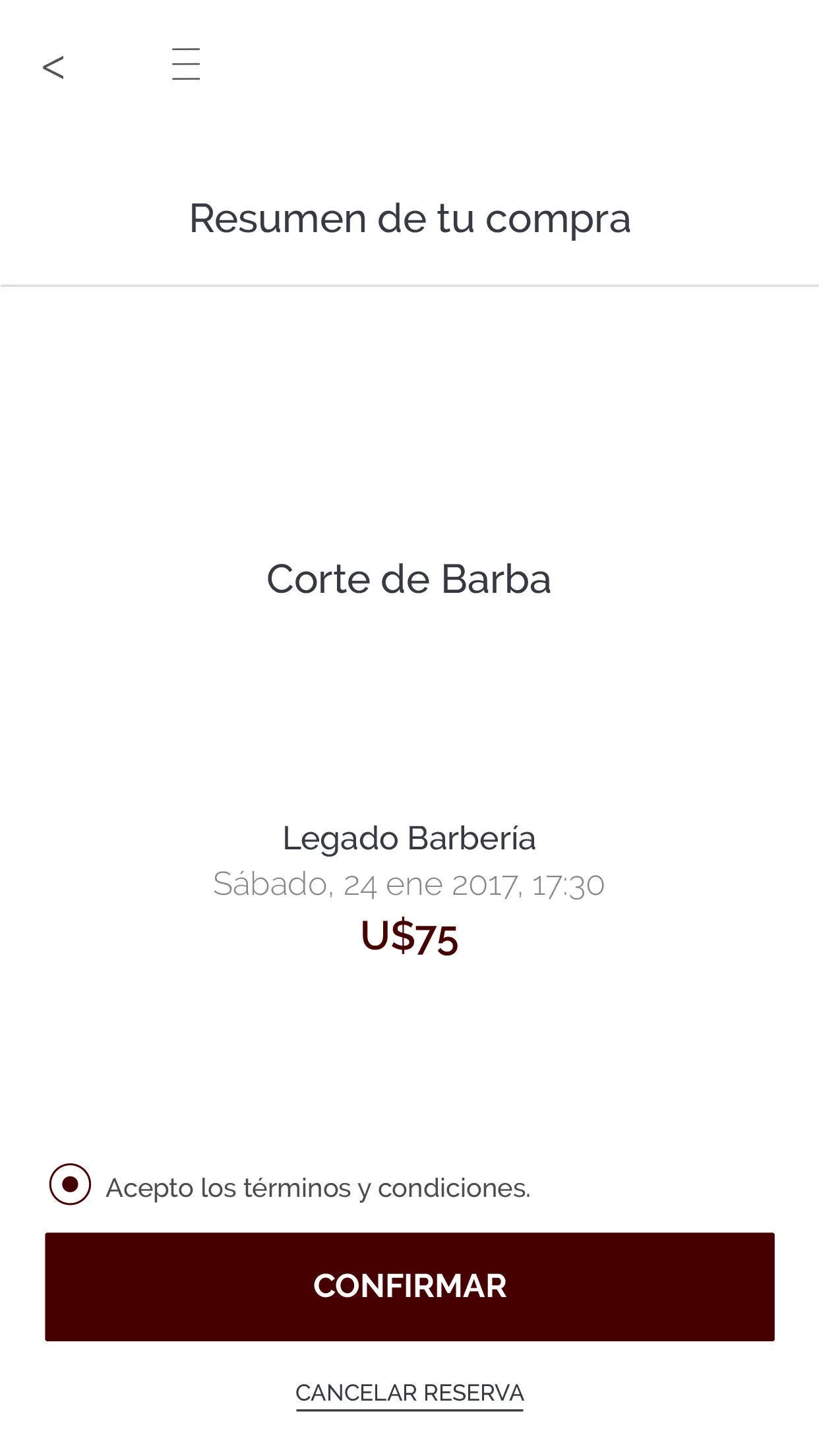 Legado Barbería CR | Indus Appstore | Screenshot