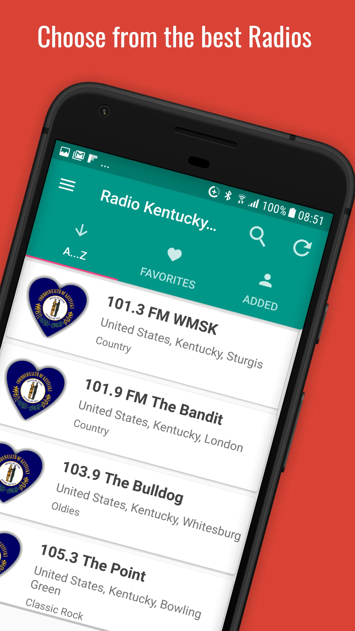 Kentucky Radio Stations | Indus Appstore | Screenshot