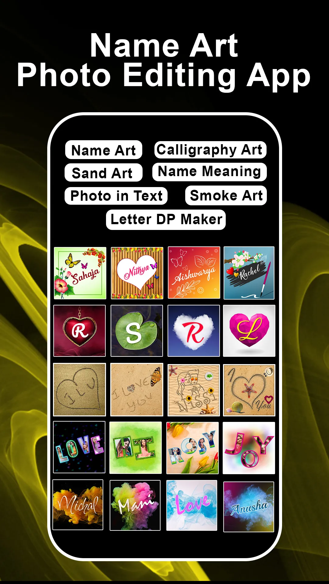 Name Art Photo Editing App Ai | Indus Appstore | Screenshot