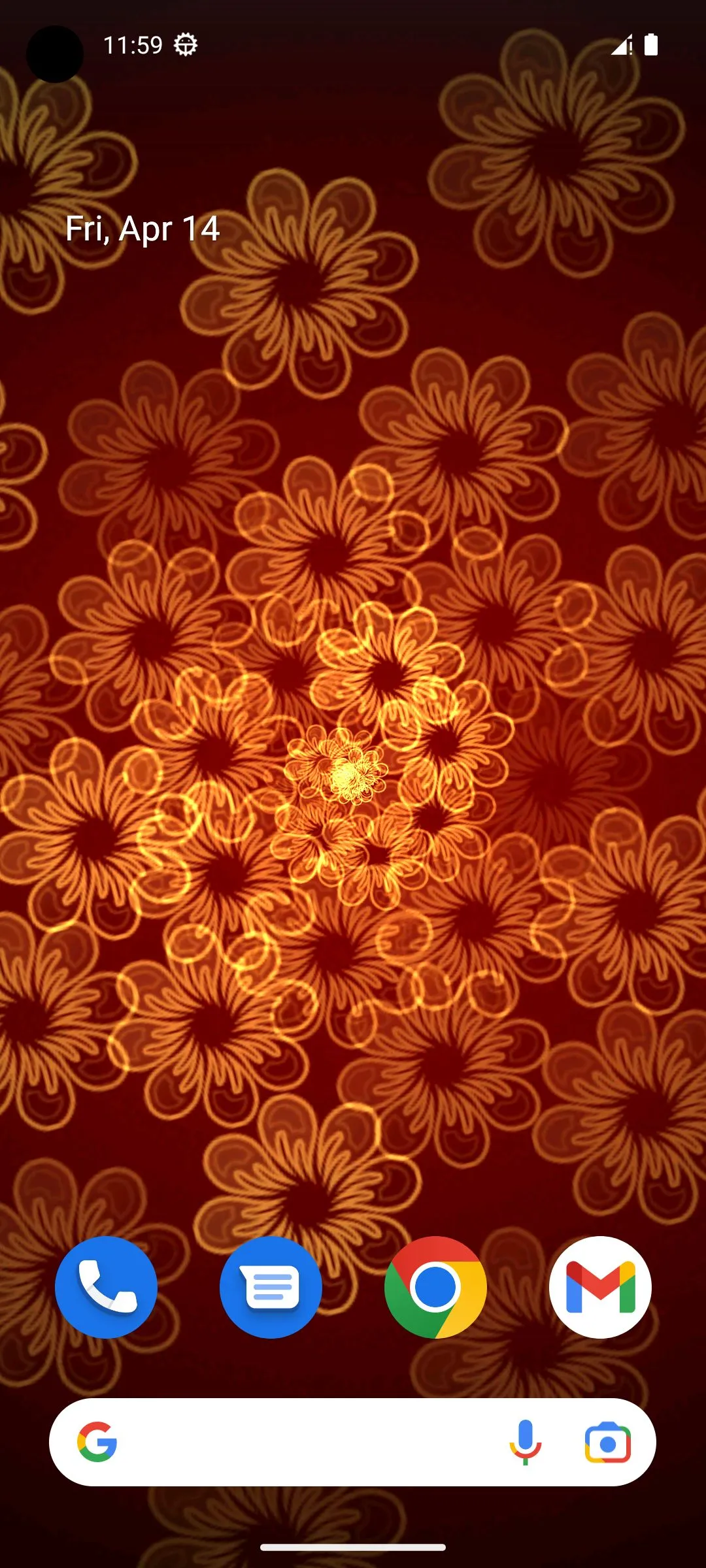 Neon Flower Live Wallpaper | Indus Appstore | Screenshot