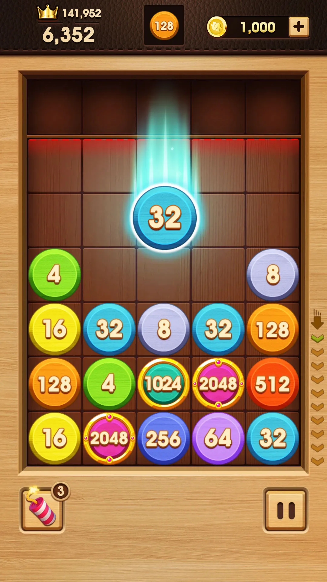 Merge Numbers – 2048 Puzzle | Indus Appstore | Screenshot