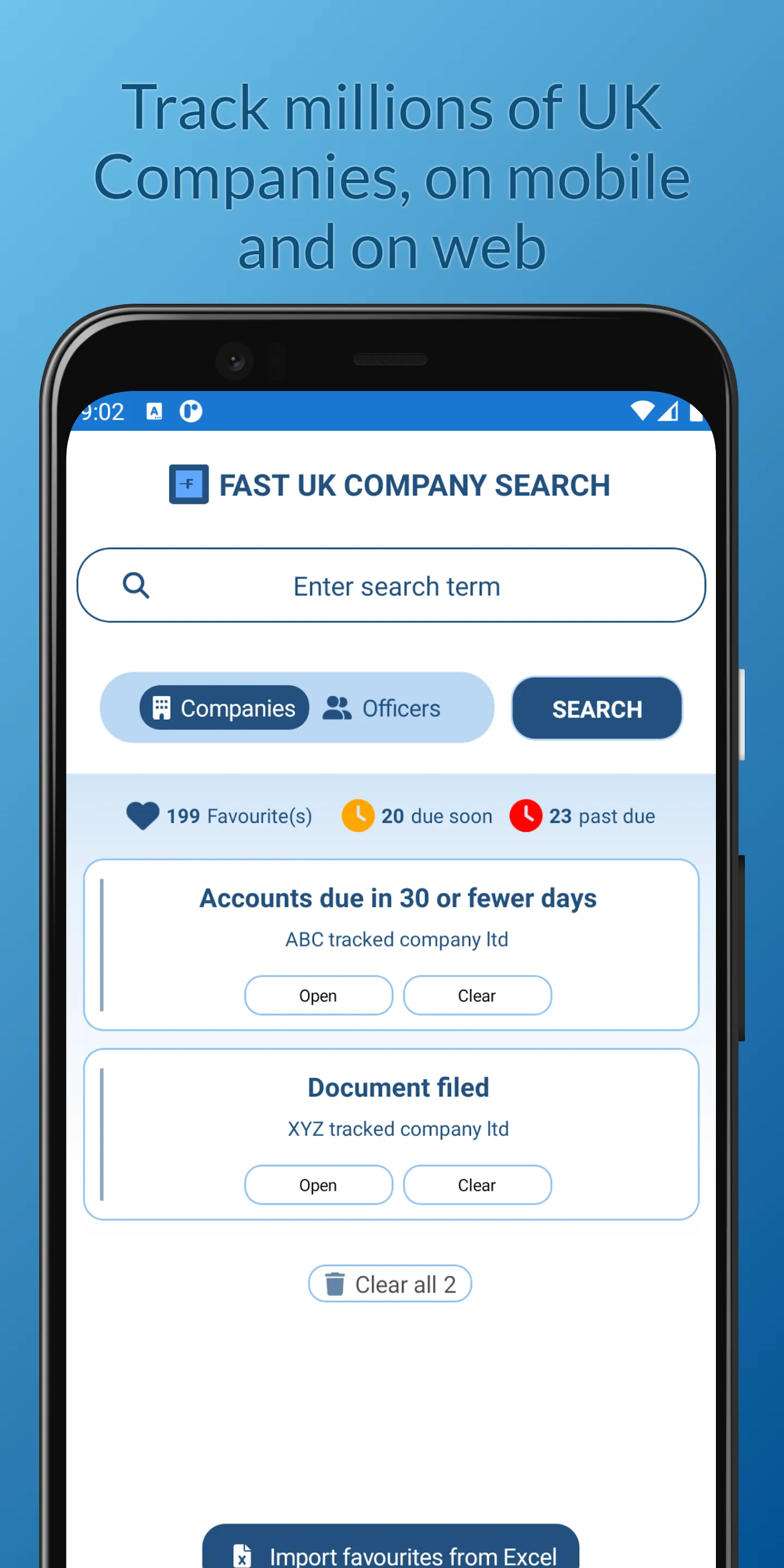 FastUK Companies House Search | Indus Appstore | Screenshot