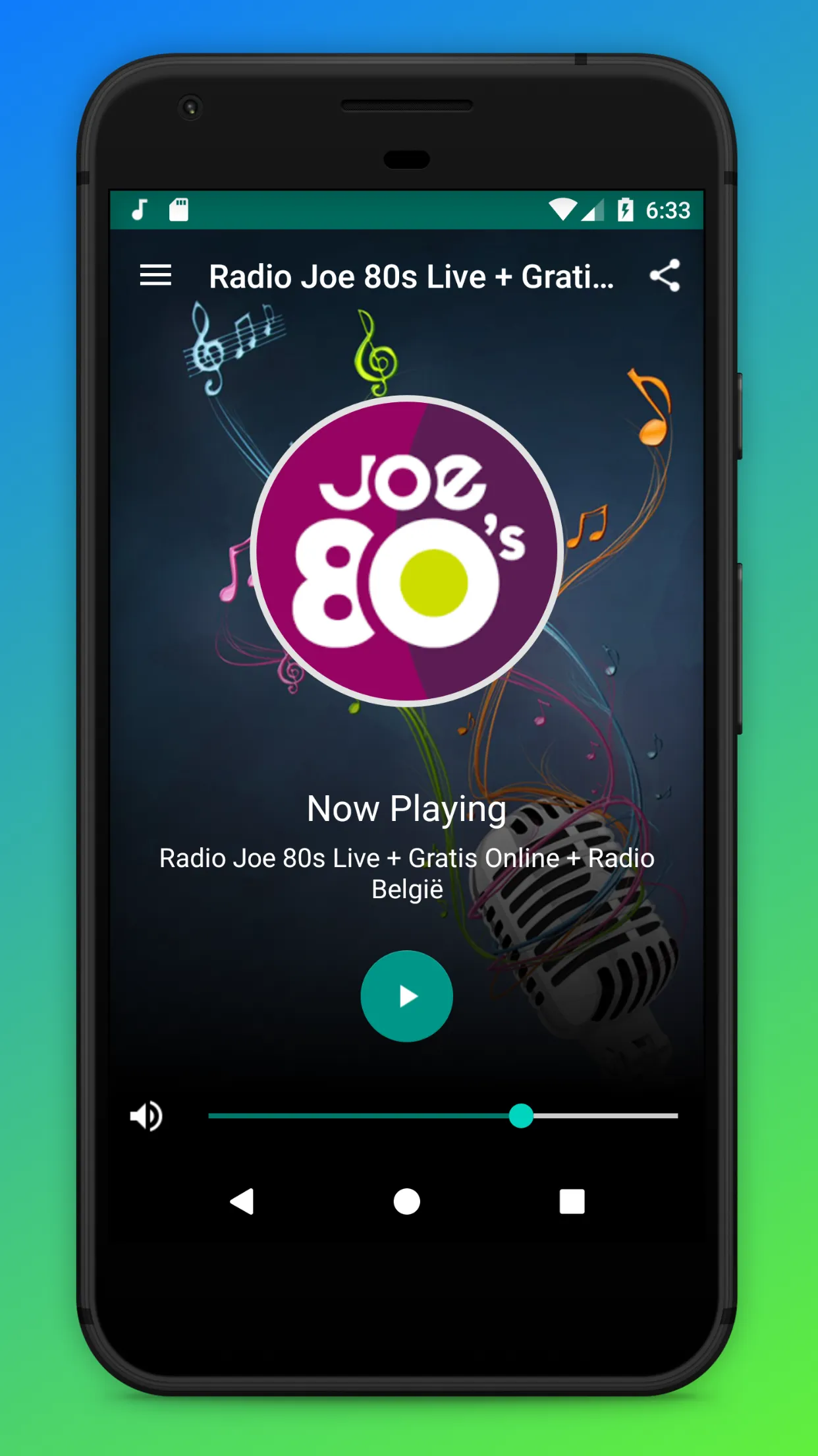 Radio Joe 80s België FM Online | Indus Appstore | Screenshot