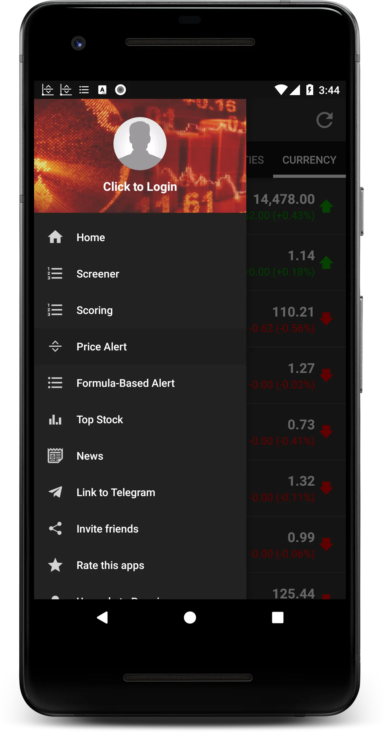 Indonesia Stock Exchange Data | Indus Appstore | Screenshot