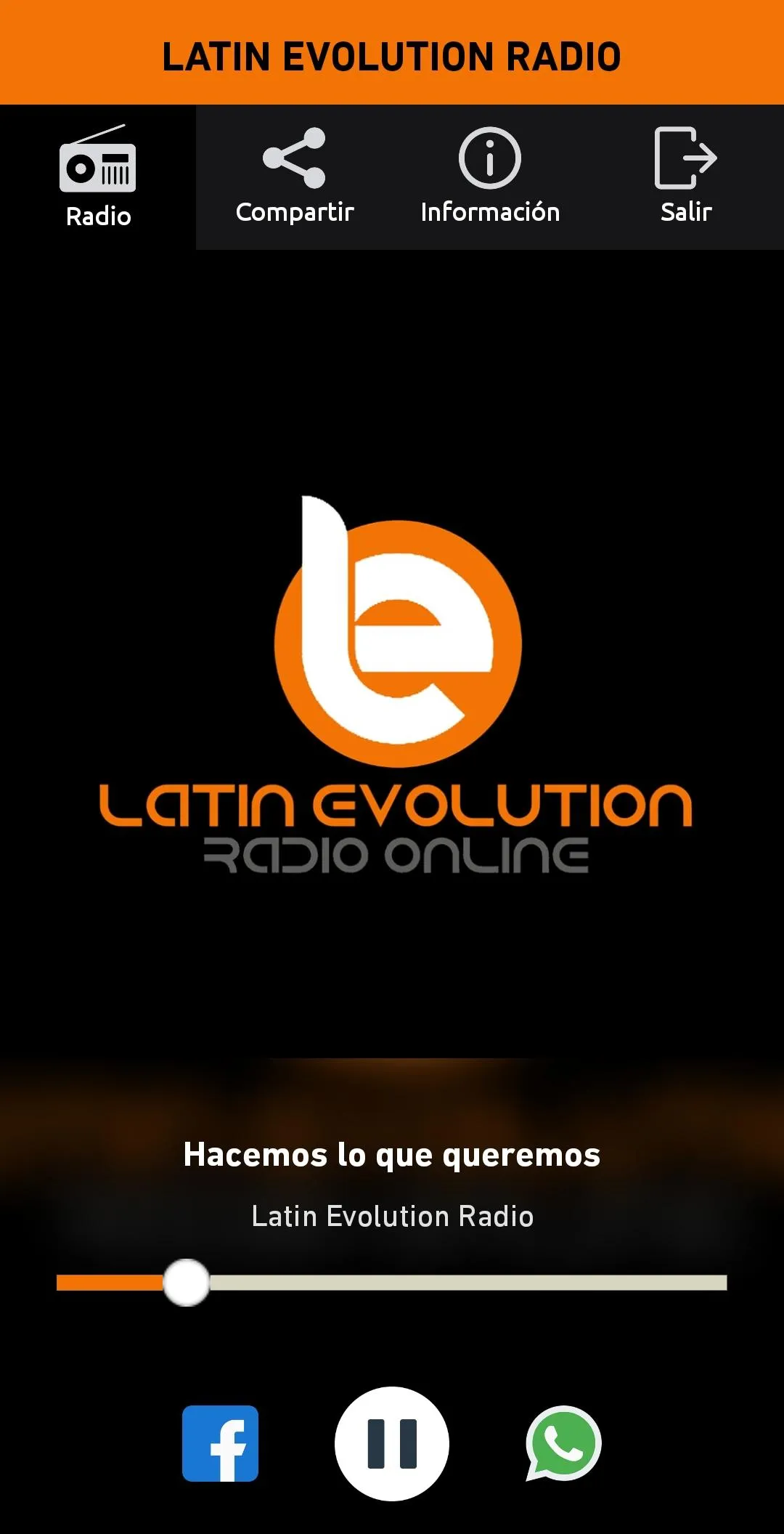 Latin Evolution Radio | Indus Appstore | Screenshot